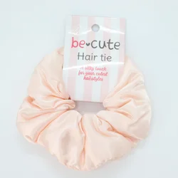 Be Cute Satenska gumica za kosu, roze