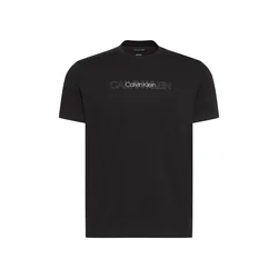 Calvin Klein Majica svetlo siva/črna/bela