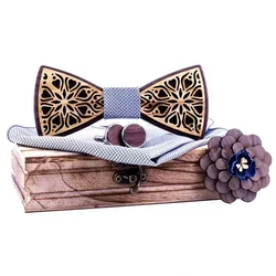 Set Leptir mašna s brošnom - Srebrna KP30914