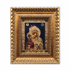 Ikona u ramu Presveta Bogorodica Pećka, 220x255x32mm