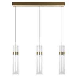 LED luster na sajli AMBIENTE 3xLED/6W/230V 3000/4000/6000K zlatna