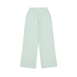 Cropp - Karirane pantalone - svetlozelena