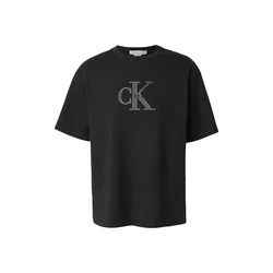 Calvin Klein Jeans Majica  siva / črna