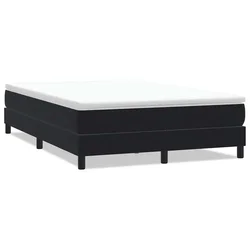 Vidaxl Box Spring postelja brez vzmetnice črna 160x220 cm Velvet