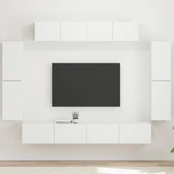 vidaXL 4 pcs Bela