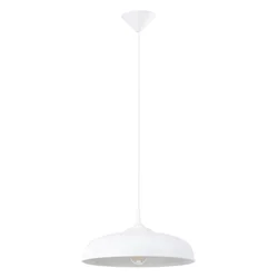 Sollux SL.1329 - Luster na sajli GINA 1xE27/15W/230V, O 38 cm, bela