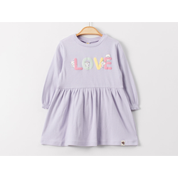 VIA GIRLS Haljina za devojčice Love, Ljubičasta