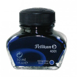 tinta za nalivpero Pelikan, 4001, 30 ml, plava