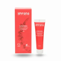 LEVRANA Anti-age krema za predeo oko očiju Brusnica, 15 ml