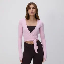 Reserved - Bluza na preklop s prednje strane i vezivanje
