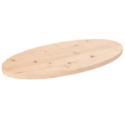 Ploča stola 70x35x2,5 cm Masivno drvo Bor Ovalni