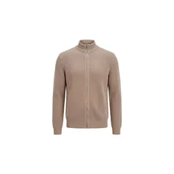 DAN FOX APPAREL Pletena jopa Miran temno siva