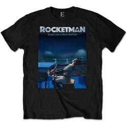 Elton John Rocketman Starry Night Black M Majica