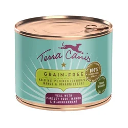 Terra Canis Grain-free Veal with parsley root, mango & blackcurrant 200 g