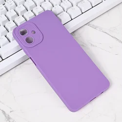 Silikonska maska za Samsung A075F Galaxy A07 4G Pro Camera, Ljubičasta