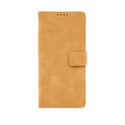Futrola Leather Lux Flip za Xiaomi Redmi 14C, Bež
