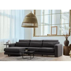 Atelier del Sofa Ugaona garnitura Lily 97x73x290cm Siva