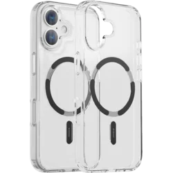 Dviced MagSafe iPhone 17 maska providna, crna