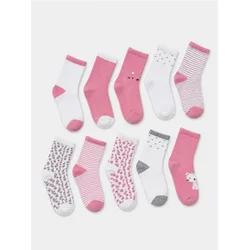 Sinsay - Čarape sa životinjskim motivom i leopard printom 10 pack - šareno