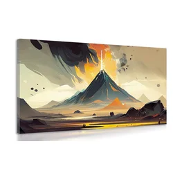 Slika aktivni vulkan - 60x40