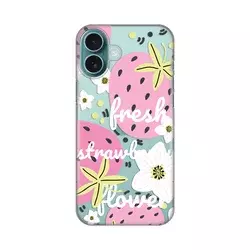 Maska Silikonska Print Skin za iPhone 16 Plus 6.9 Fresh Pink