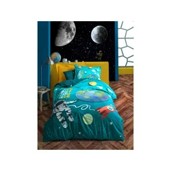 Cotton Box Posteljina Simple set single- Junior - Little Astronaut