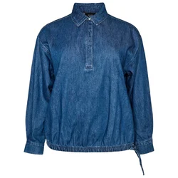 Zizzi Bluza JENNA moder denim
