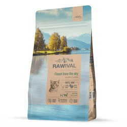 Craftia Rawival Suva hrana za mačiće mačke, sa pačetinom i ćuretinom, 0.4kg
