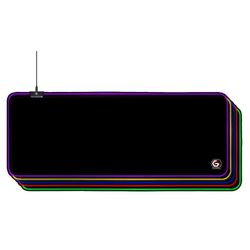 GEMBIRD Gejmerska podloga za miša od gume 4mm RGB LED svetlo MP-GAMELED-L