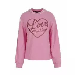 Love Moschino Ženski duks W644801M4055-L89, Roze