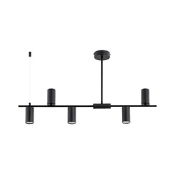 Luster na štapu URANOS 5xGU10/10W/230V crna