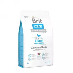 Brit Care Grain-free Junior Large Breed Salmon & Potato 3kg