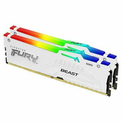 KINGSTON DIMM DDR5 64GB (2x32GB kit) 6000MT/s KF560C36BWEAK2-64 FURY Beast RGB White EXPO