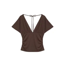 Pull&Bear Majica rjava