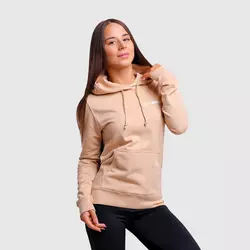 GymBeam Ženski duks PRO Hoodie Sand