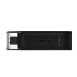 KINGSTON USB memorija DT70/256GB/DataTraveler/3.2/crna