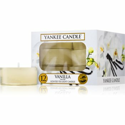 Yankee Candle Vanilla čajna sveča 12 x 9,8 g