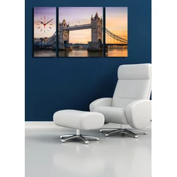 Wallity Zidni sat 3P204045CS-10, 84x45 cm, 3 dela