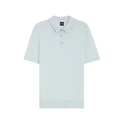 BOSS Pulover H-Lurazio pastelno modra