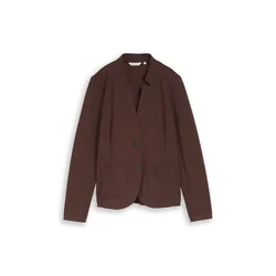 TOM TAILOR Blazer čokolada