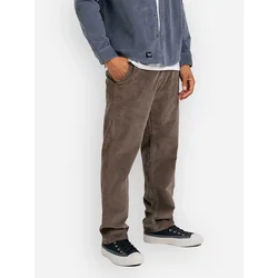 REELL Regular Flex Chino Pants flanel cord olive brown