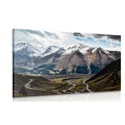 Slika čudovita gorska panorama - 60x40