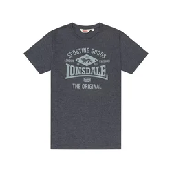 LONSDALE Majica Whashton siva / antracit