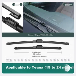 Xufeng Metlice brisača za automobil, 660 mm, 432 mm