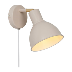 Nordlux - Zidna reflektorska lampa POP 1xE27/18W/230V bež