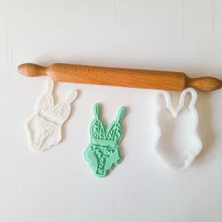 KREATIVNI SLATKIŠI Modla za kolače i ukrase Kupaći, 8 cm, Bela