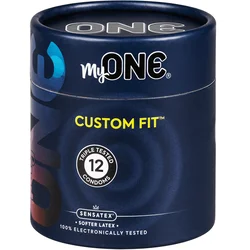MyOne Single: Custom Fit, size 51D, 12 condoms