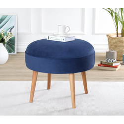 Atelier del Sofa Tabure 52x44cm, Tamnoplavo