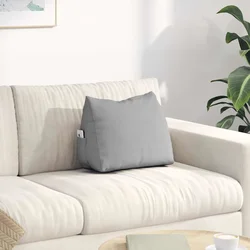 Jastuk za leđa Oblačnosiva 45 x 20 x 35 cm tkanina