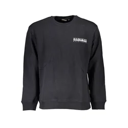 NAPAPIJRI MEN'S BLACK ZIPLESS SWEATSHIRT